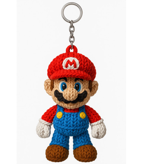 Брелок Маріо Super Mario – 3D друкований ігровий сувенір 3Д Друк