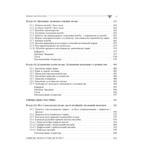 Церковне (канонічне) право Церковне (канонічне) право