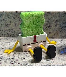 Підставка для кухонної губки Спондж Боб тримач губки SpongeBob Kitchen Sponge Holder 3Д Друк