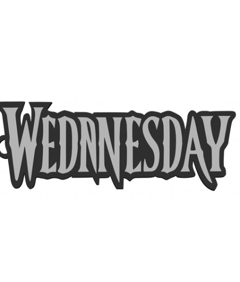 Набір брелоків Wednesday Addams | Брелок Рука Thing, логотип Wednesday та портрет Венсдей | 3Д Друк